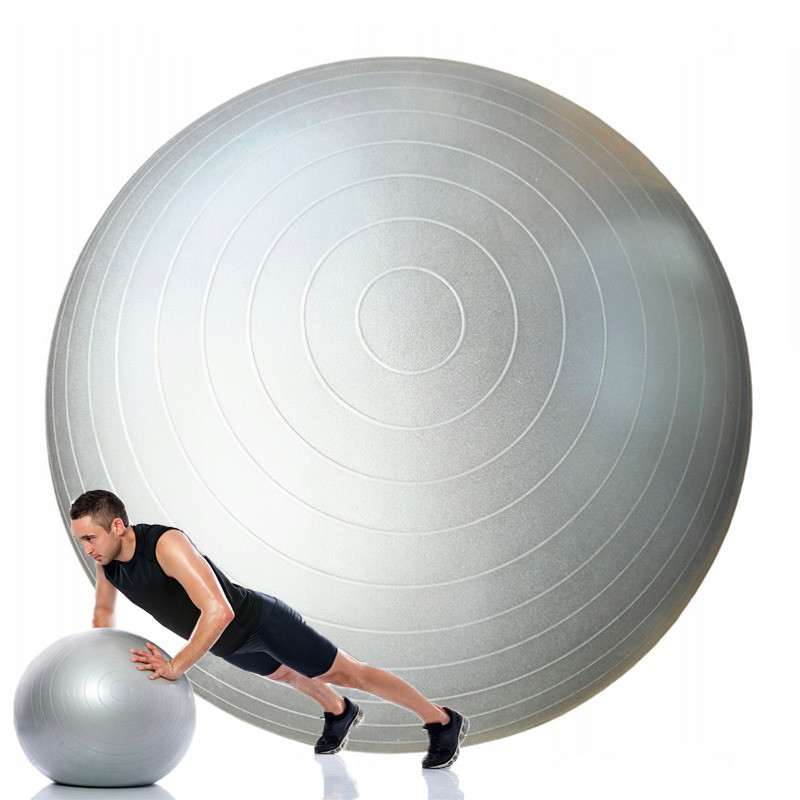 Fitball fitness ball HMS NE-FB-65G, grey 65 cm