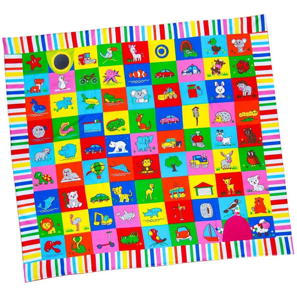 Mat for play and development "My World" MS 090601-09, 92x84 cm