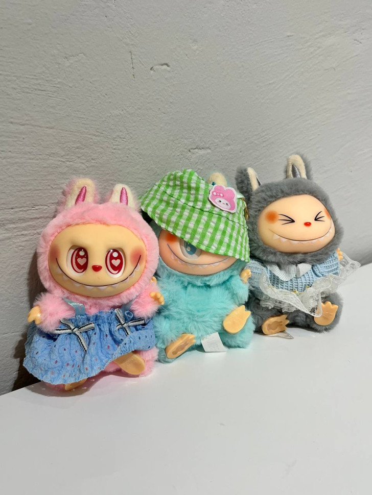 The Monsters Labubu Labubu15 Children's Soft Keychain Toy in Assortment The Monsters Labubu Labubu15 Children's Soft Keychain Toy in Assortment