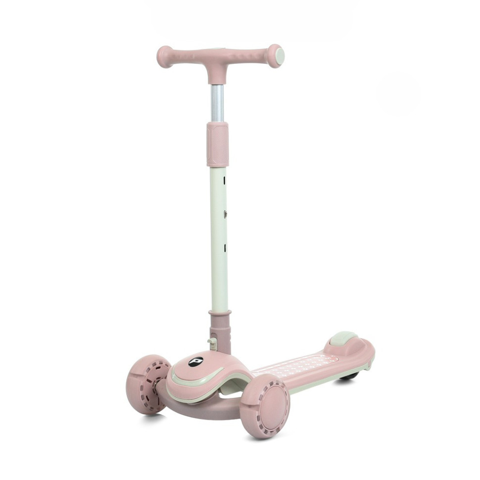 Children's tricycle scooter JR3-128-P, wheels with light