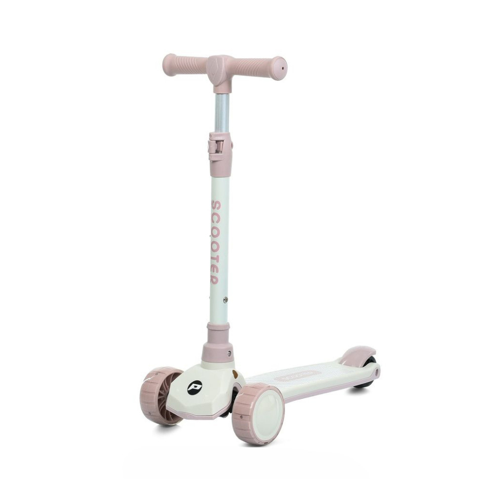 Children's three-wheeled scooter JR3-124-P, wheels with light