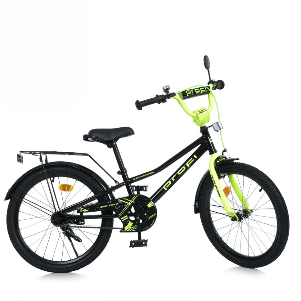 Bicycle Children's MB 20015-1 Wheels 20 Inch, Black and Green