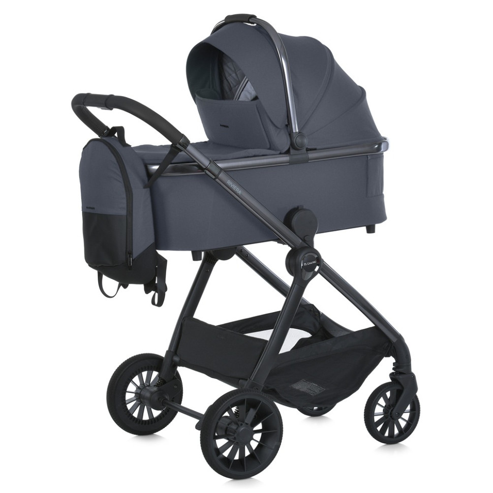 2-in-1 Universal Stroller RIVIERA ME 1183 Asphalt Gray