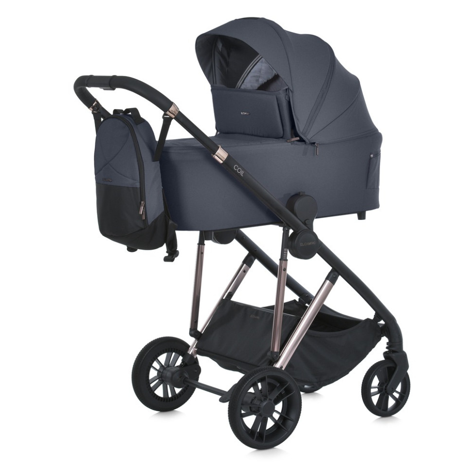 2 in 1 Universal Stroller COIL ME 1190 Asphalt Gray