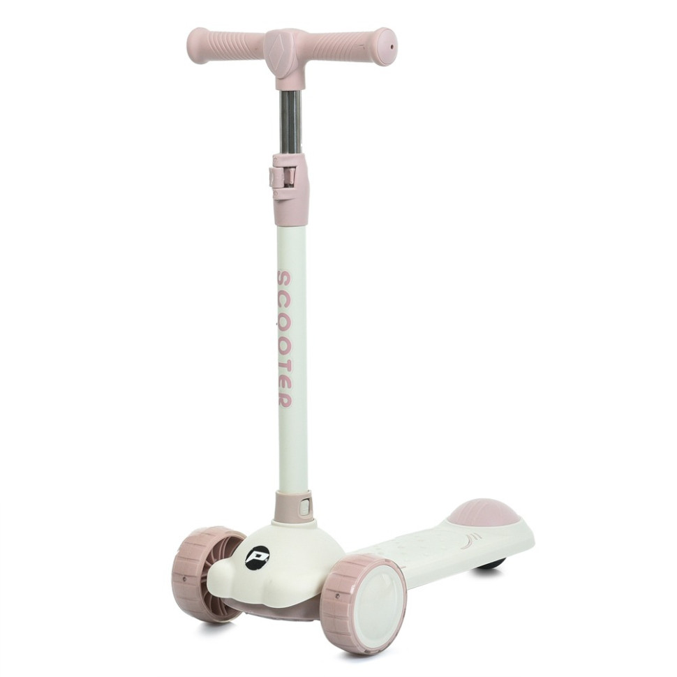 Children's three-wheeled scooter JR3-129-P, wheels with light