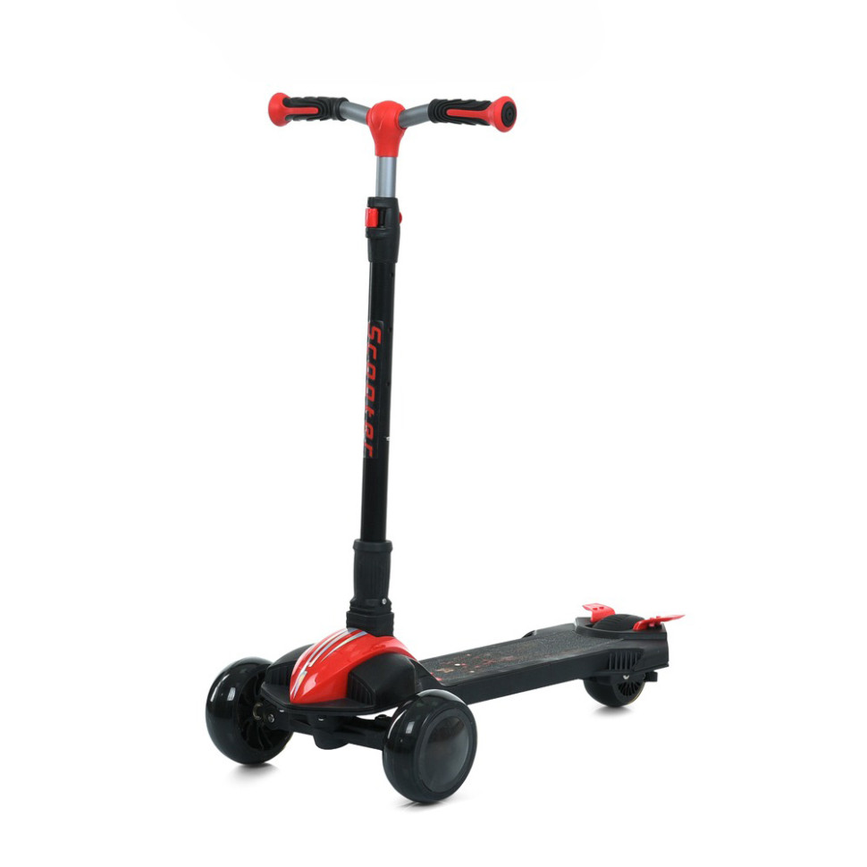 Children's three-wheeled scooter JR3-132-R, wheels with light