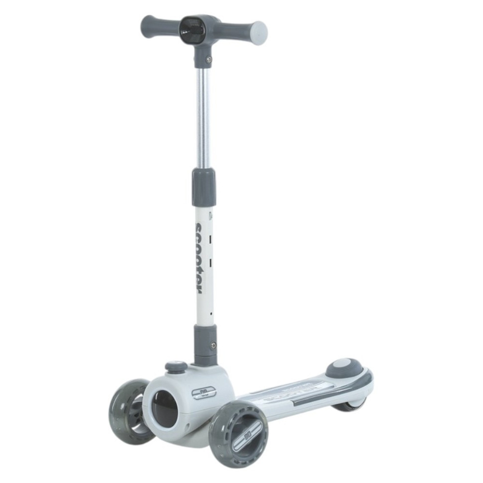 Children's three-wheeled scooter JR3-135-GR, wheels with light