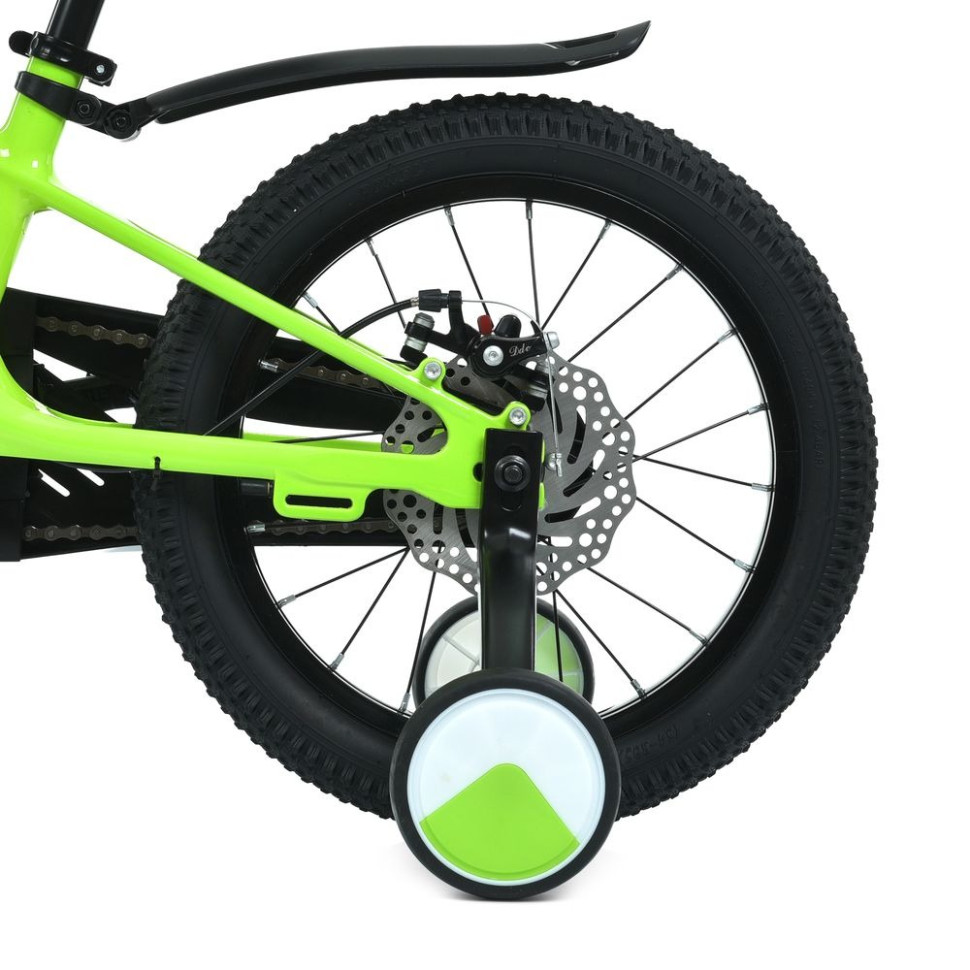 Children's bicycle Flash MB 1683 NEON GREEN, wheels 16 inches