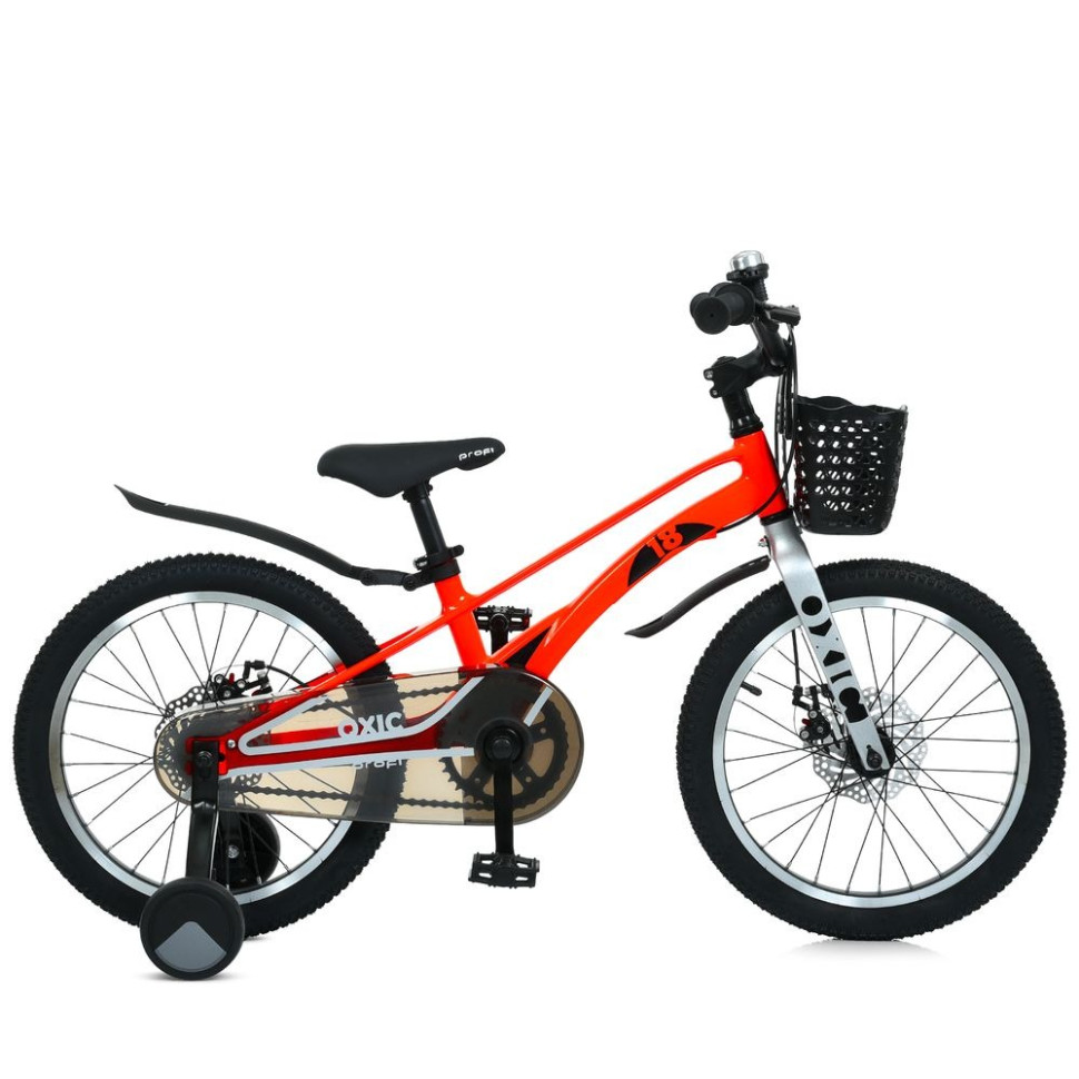 Children's bike OXIC MB 18OXIC NEON ORANGE, wheels 18 inches