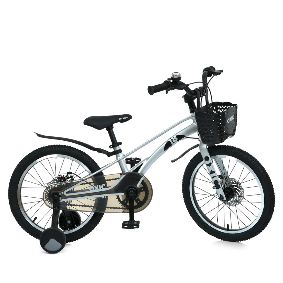Children's bike OXIC MB 18OXIC GREY, wheels 18 inches