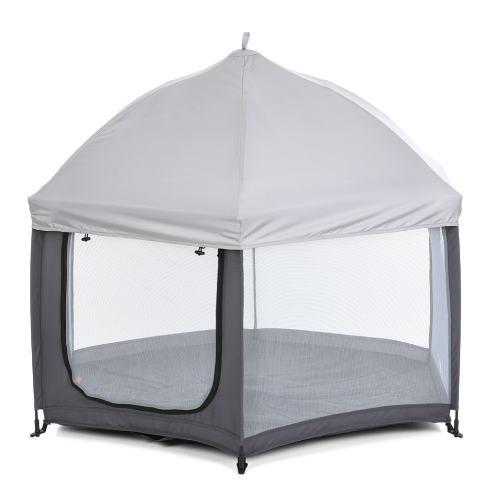 Children's scarf playpen MR 1515 Platinum Grey 140x124x110 cm