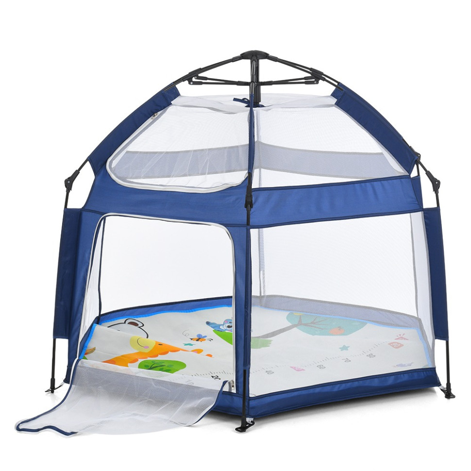 Children's playpen MR 1512 Sapphire Blue 146×127×110 cm