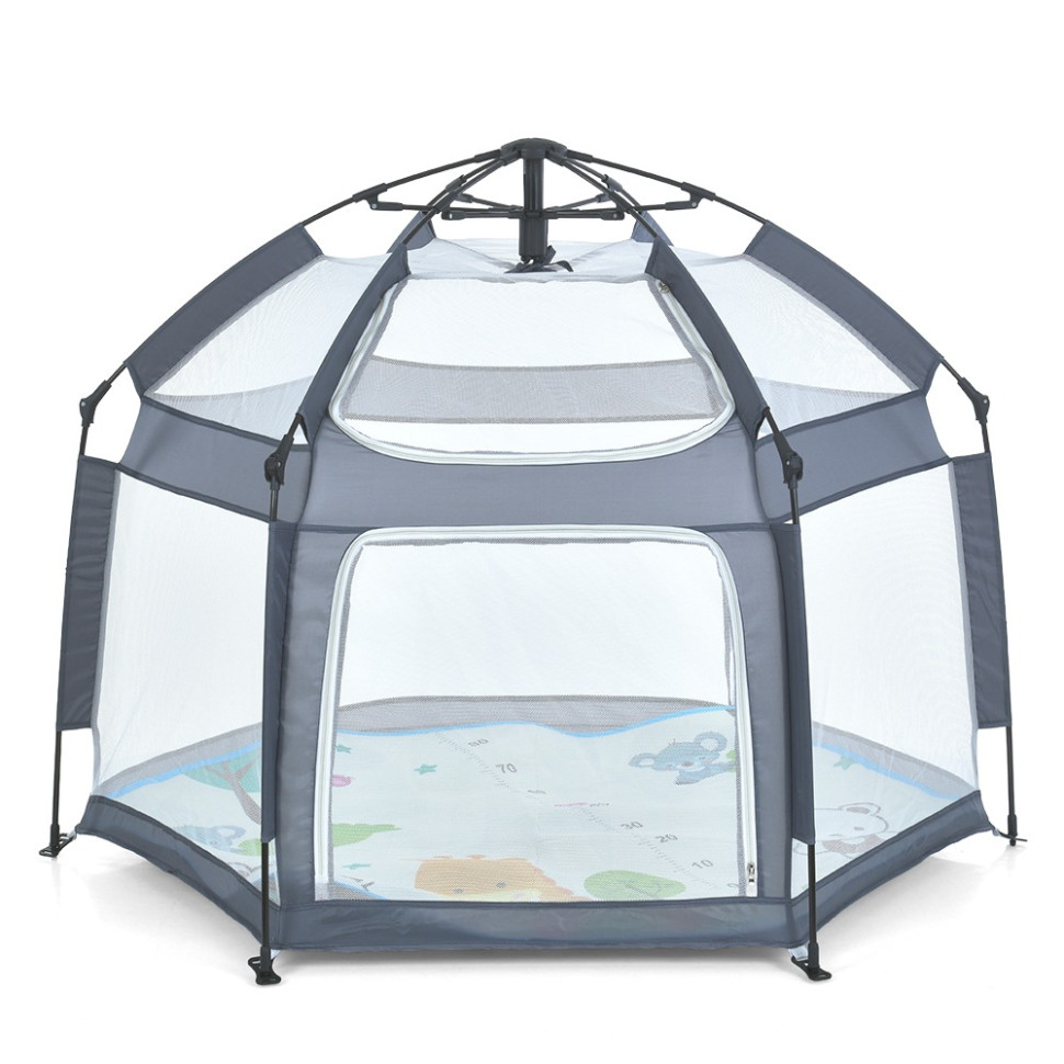 Children's playpen MR 1512 Silver Mist 146×127×110 cm