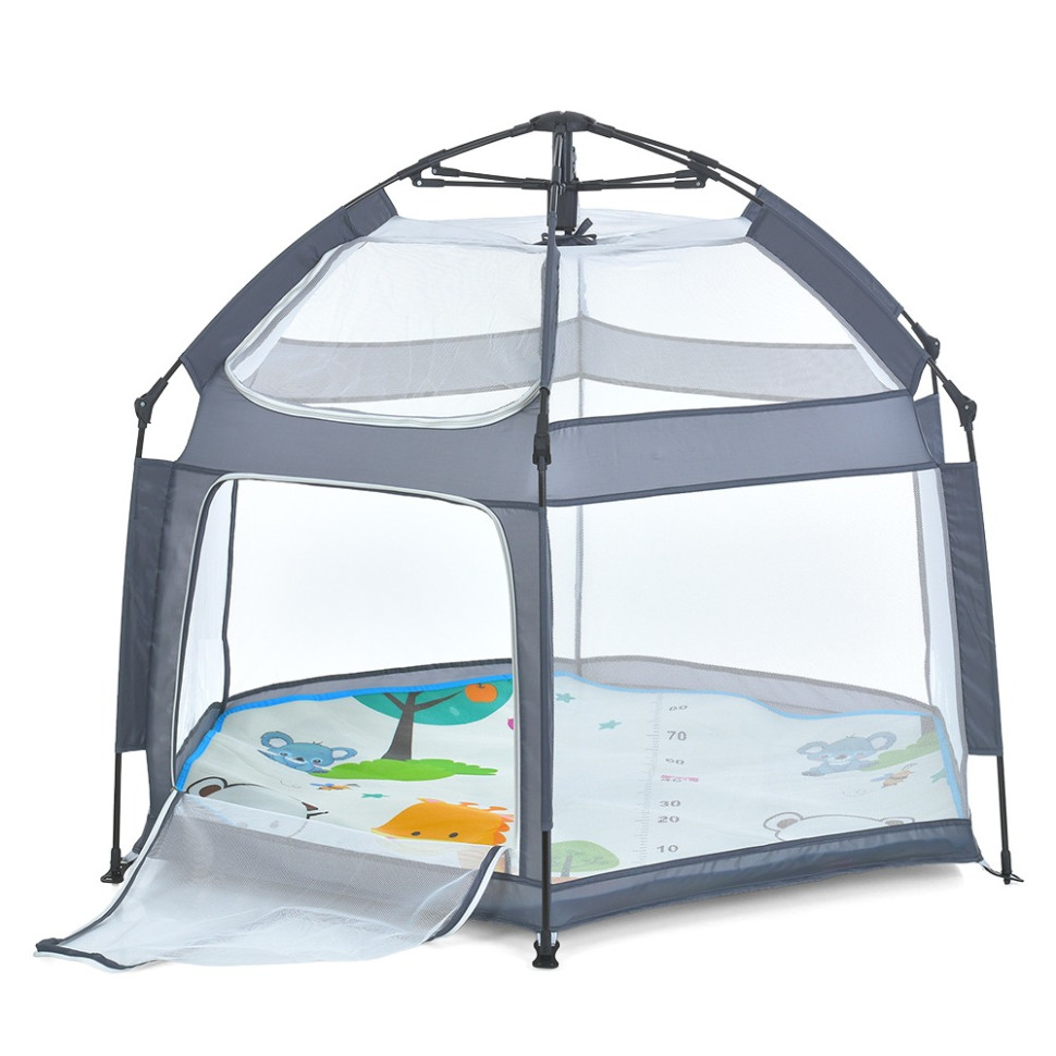 Children's playpen MR 1512 Silver Mist 146×127×110 cm