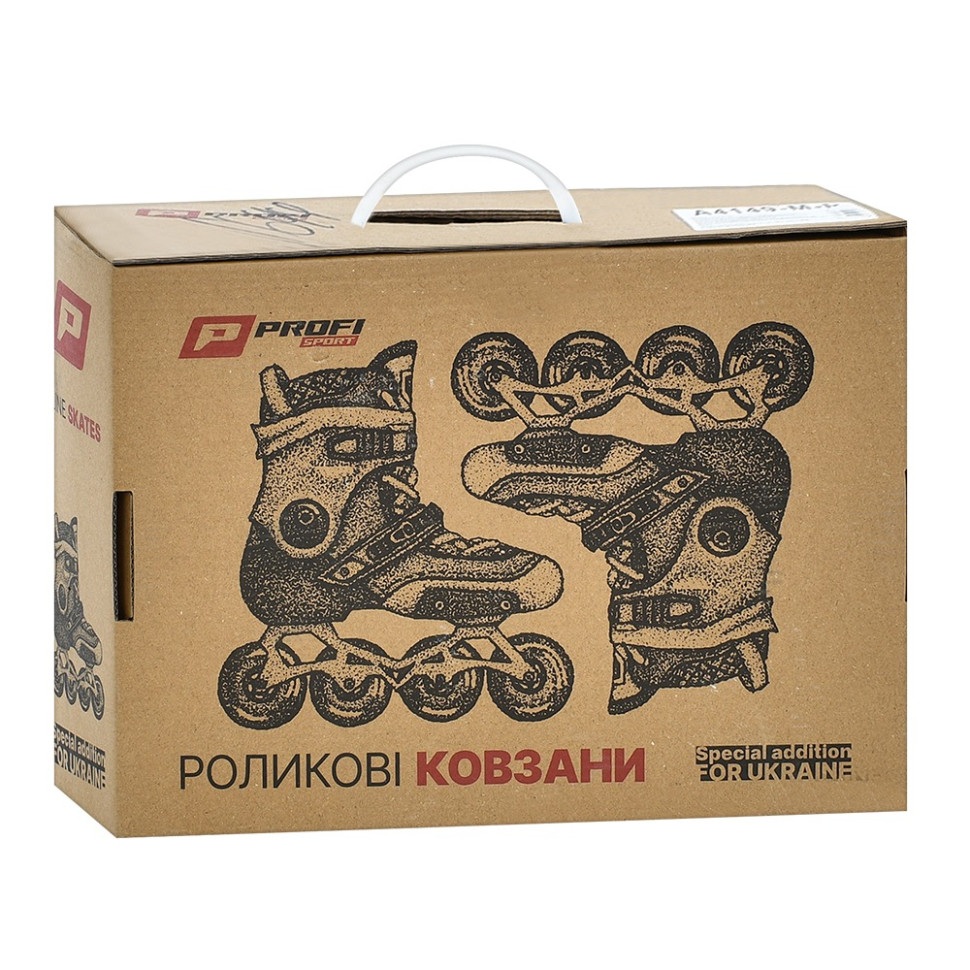 Детские раздвижные ролики A4155-L-BL, размер 35-38