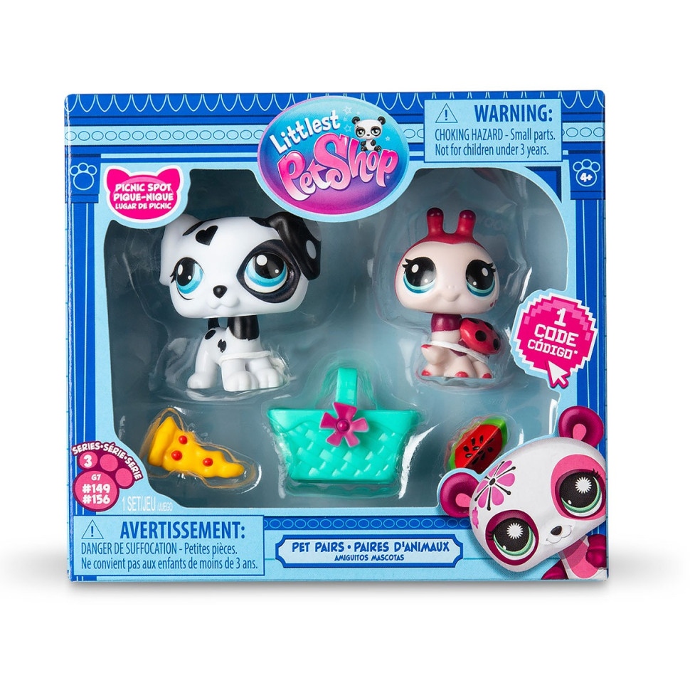 Littlest Pet Shop 00624 Cute Picnic Playset