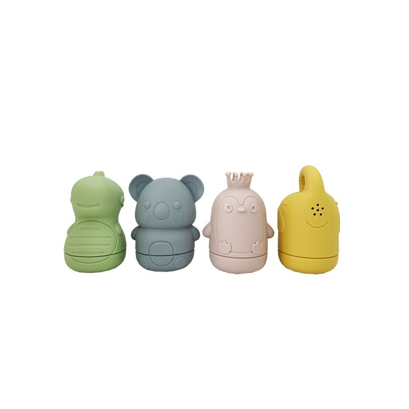 Set of silicone toys for bathing MGZ-0925