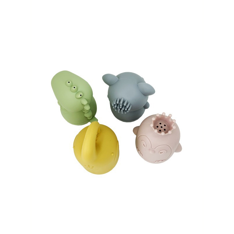 Set of silicone toys for bathing MGZ-0925