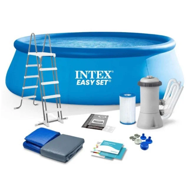 Inflatable family pool Intex 26166 (457x107 cm), 12430 L