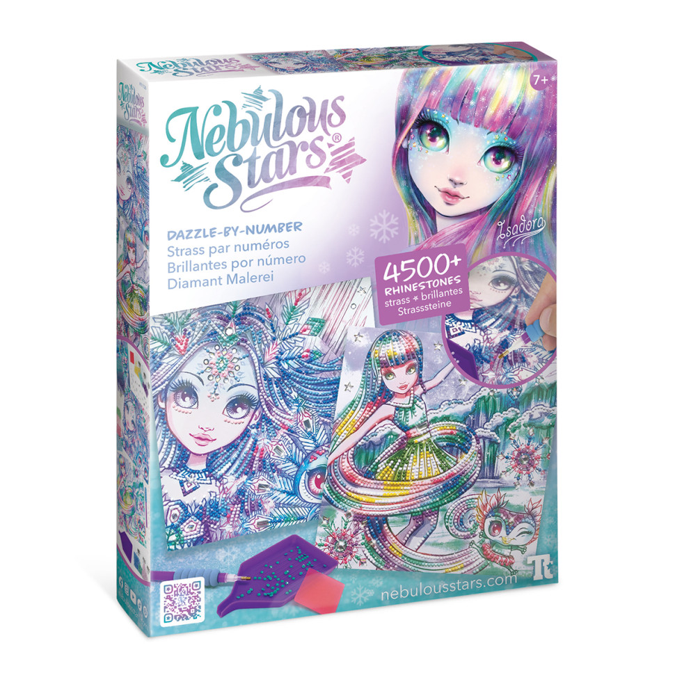 Frosty Glow Nebulous Stars 11126 diamond mosaic art kit with applicator pen