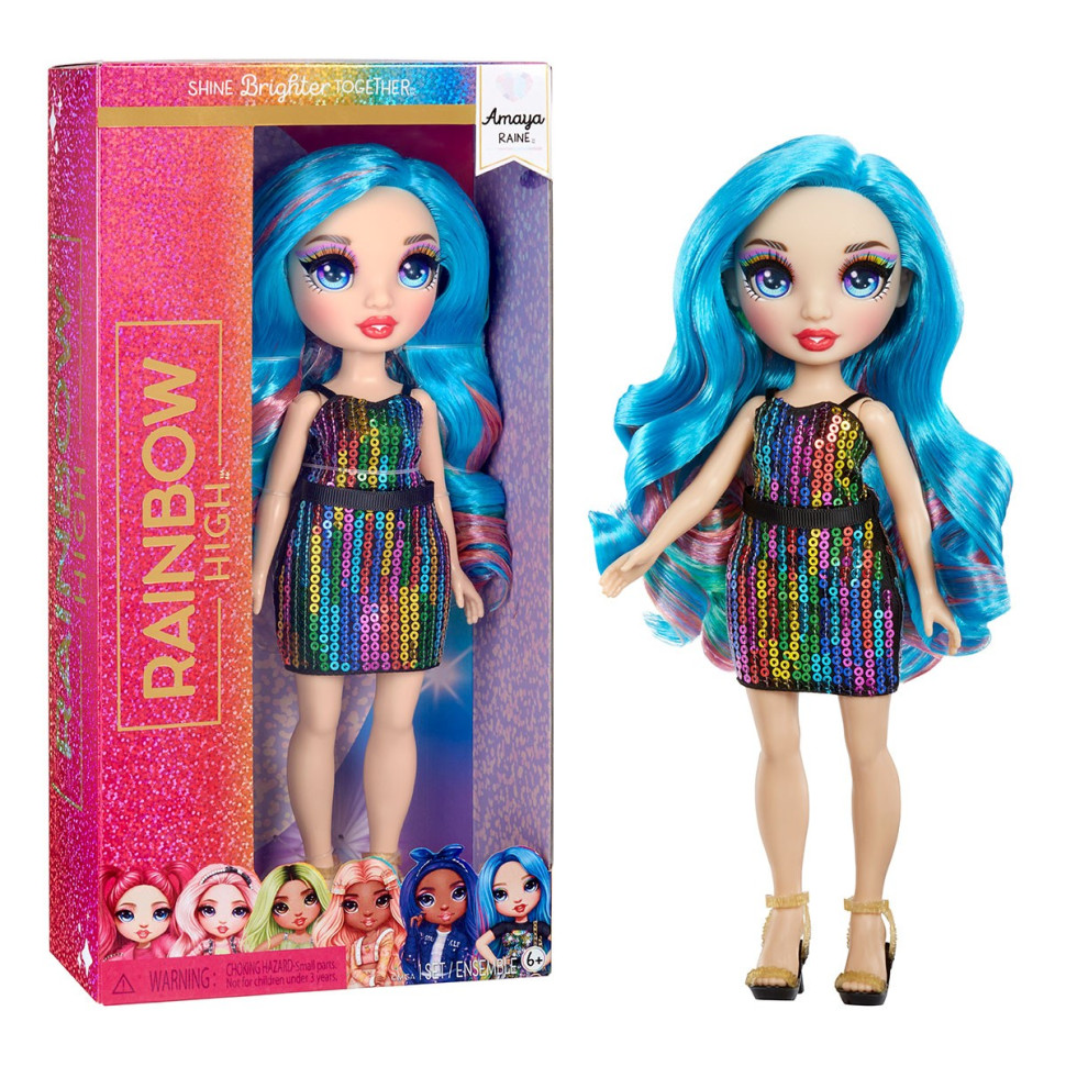 Children's play doll Amaya Rainbow High 988724 OPP S2 series.