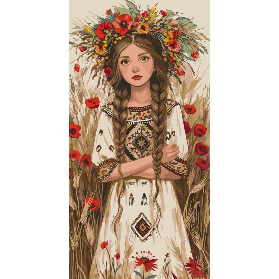 Painting by numbers "Field Girl" 10133-AC 40x80 cm