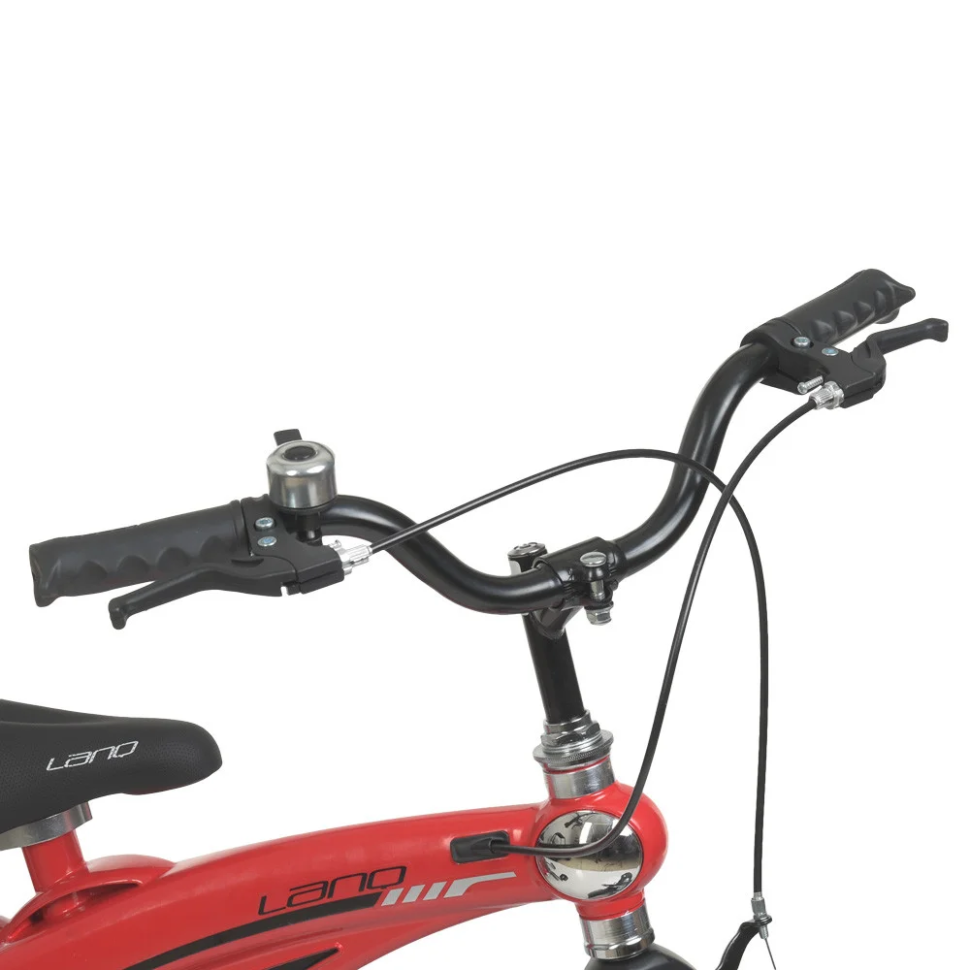 Children's bicycle LANQ WLN1239D-T-3 12 inches, red