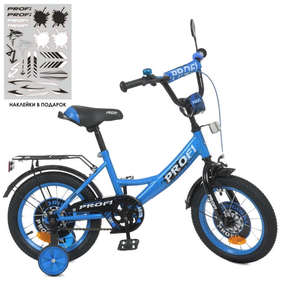Bicycle for children PROF1 Y1244-1 12 inches, blue