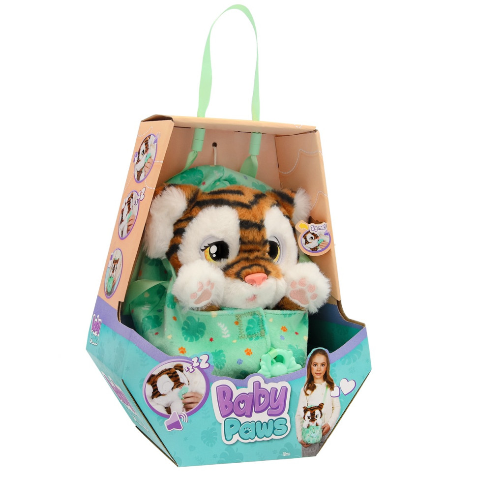 Interactive toy "Tiger cub" Baby Paws 927650M, with sound
