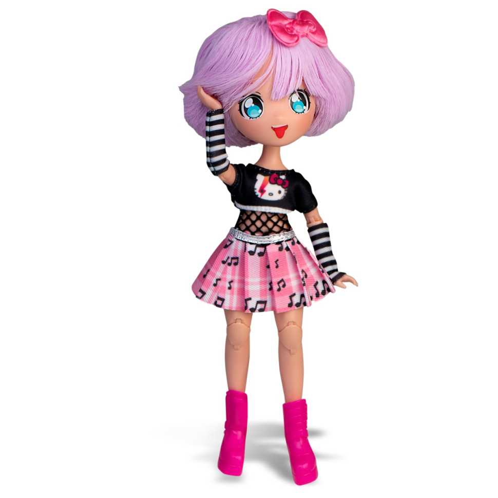 Children's doll "Teddy Rock" 4SF Manga Dolls HKTF0100 series "Hello Kitty"