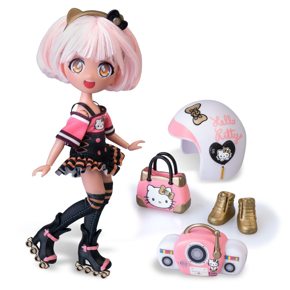 Children's doll "Golden Roller Diva" 4SF Manga Dolls HKTF1000 series "Hello Kitty"