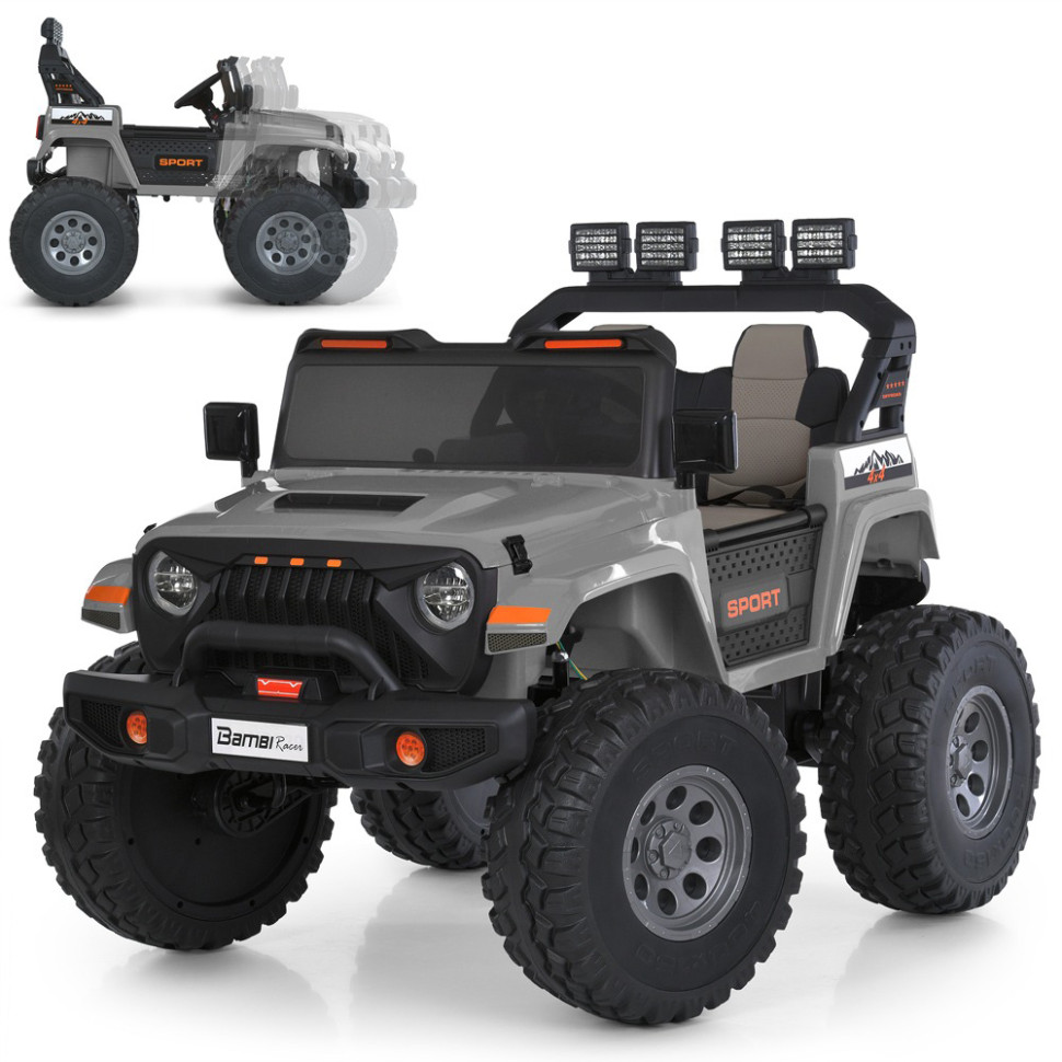 Детский электромобиль Джип M 6204EBLR-11(24V) до 60 кг