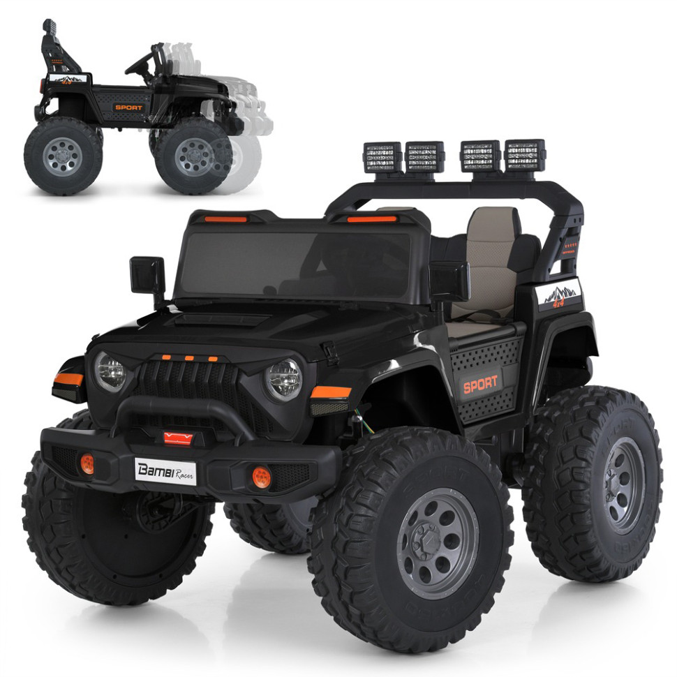 Детский электромобиль Джип M 6204EBLR-2(24V) до 60 кг