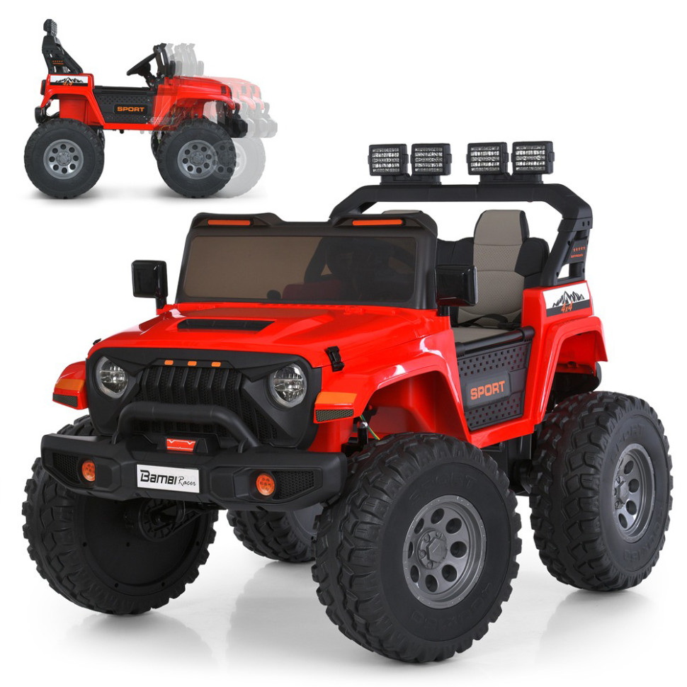 Детский электромобиль Джип M 6204EBLR-3(24V) до 60 кг