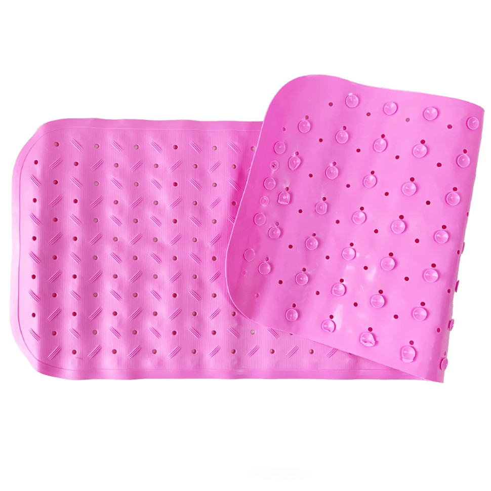 Коврик в ванную комнату на присосках MGZ-0901(Pink) 35х95 см