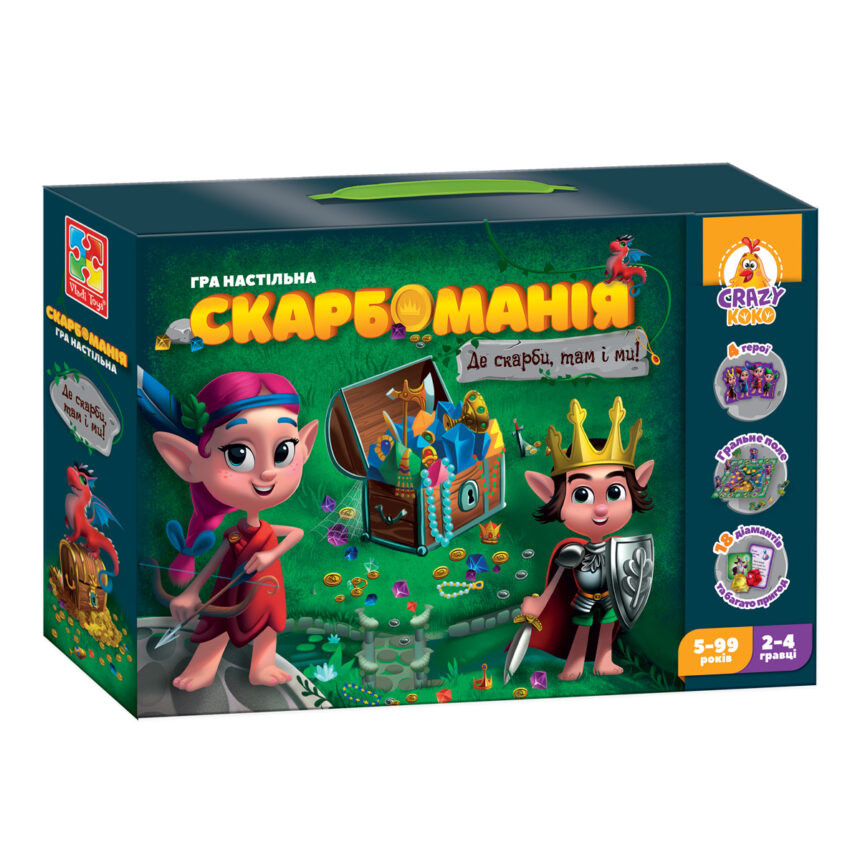 Board game "Skarbomannia" Vladi Toys VT8055-30 (Ukr)