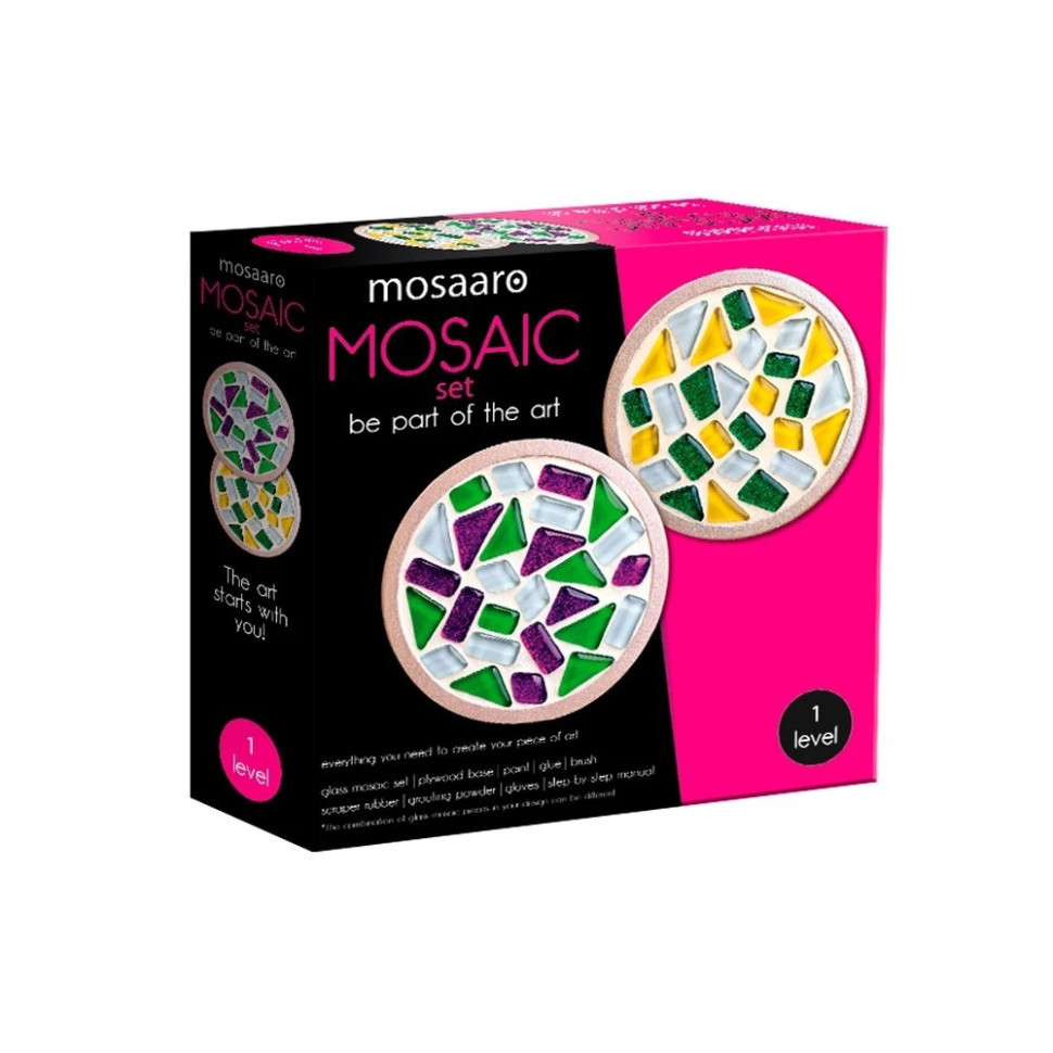 Children's creative kit Crystal mosaic "Cup coaster" MA1001