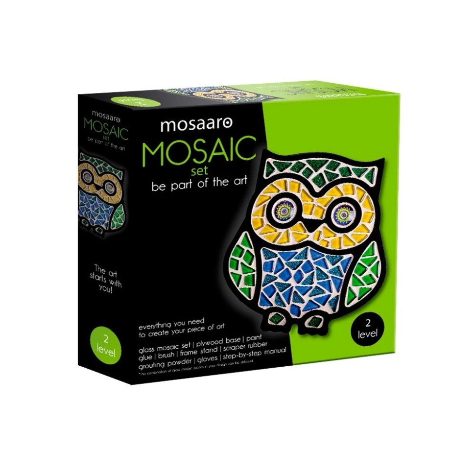 Children's creative kit: crystal mosaic "Owl" MA2004