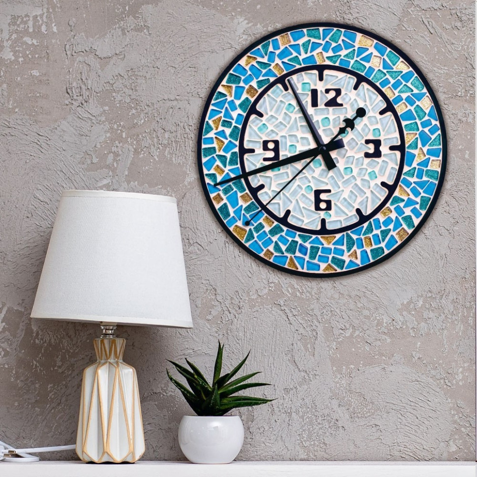 Children's creative set crystal mosaic "Clock" MA4001
