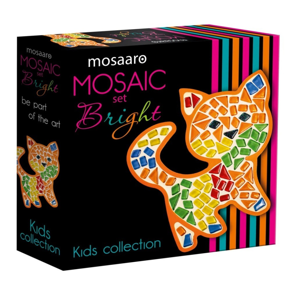 Children's set for creativity crystal mosaic "Kotik" MA7006