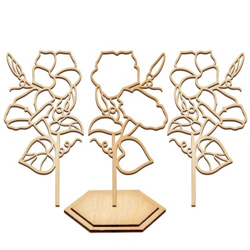 Stained Glass Painting Kit "Ipomea" FDSGK-018