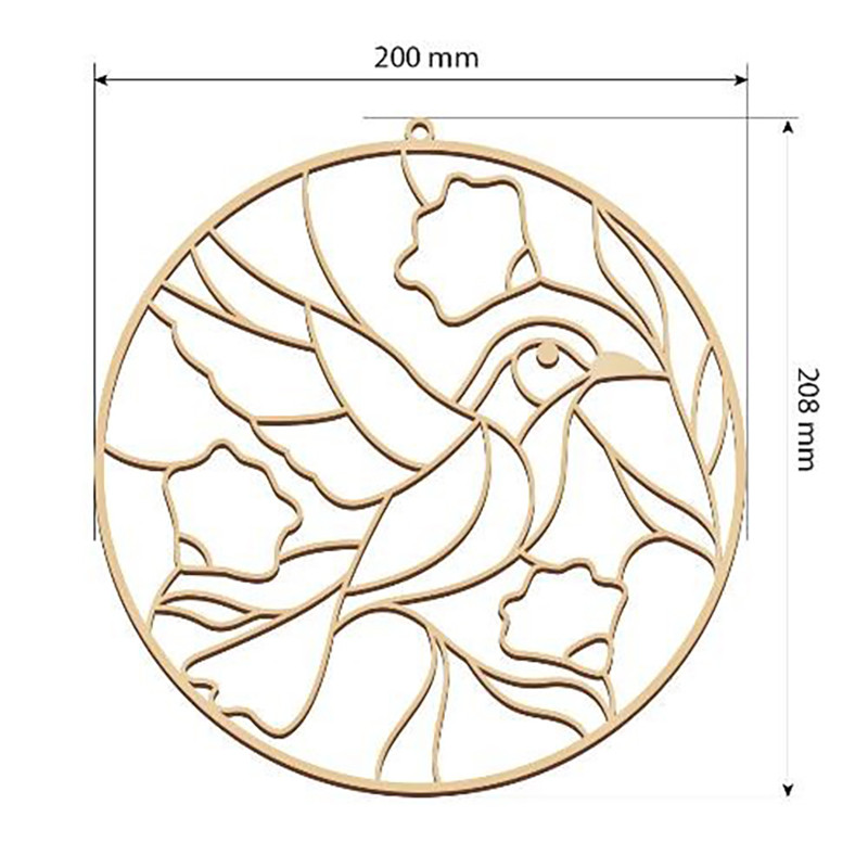 Set for stained glass painting by numbers "Spring has arrived" FDSGK-008