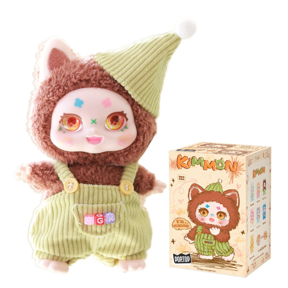 Collectible soft toy with ring Kimmon Ya Mimon POP TOP 556005 in assortment