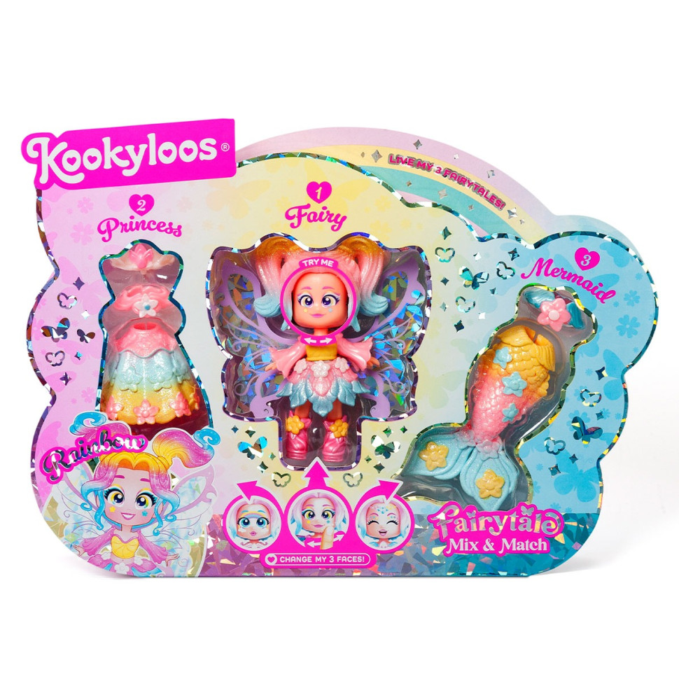 Playset with the Rainbow doll KOOKYLOOS PKLSP106IN210 from the Fairytale series