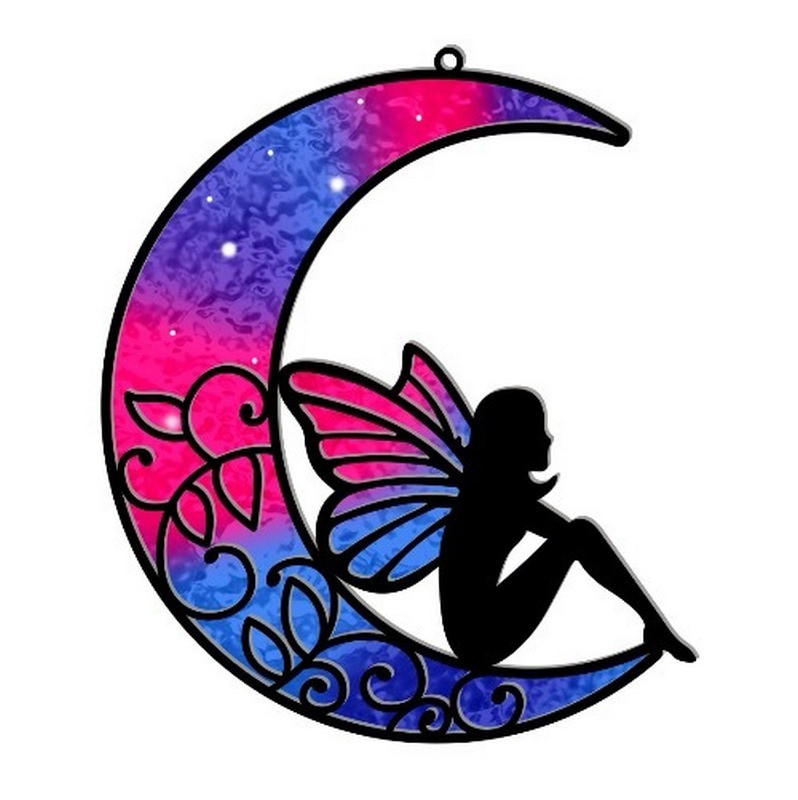 Stained Glass Painting Kit "Beautiful Fairy Tale" FDSGK-12