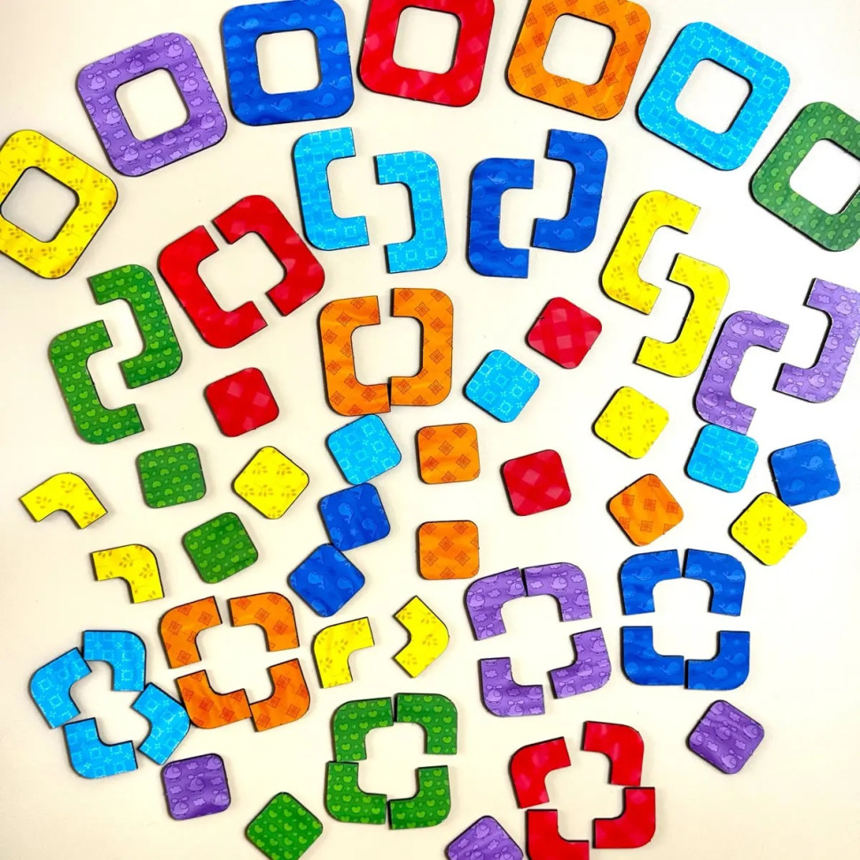 Didactic game for children "Babies in the crib" PSD303 (PSD303)