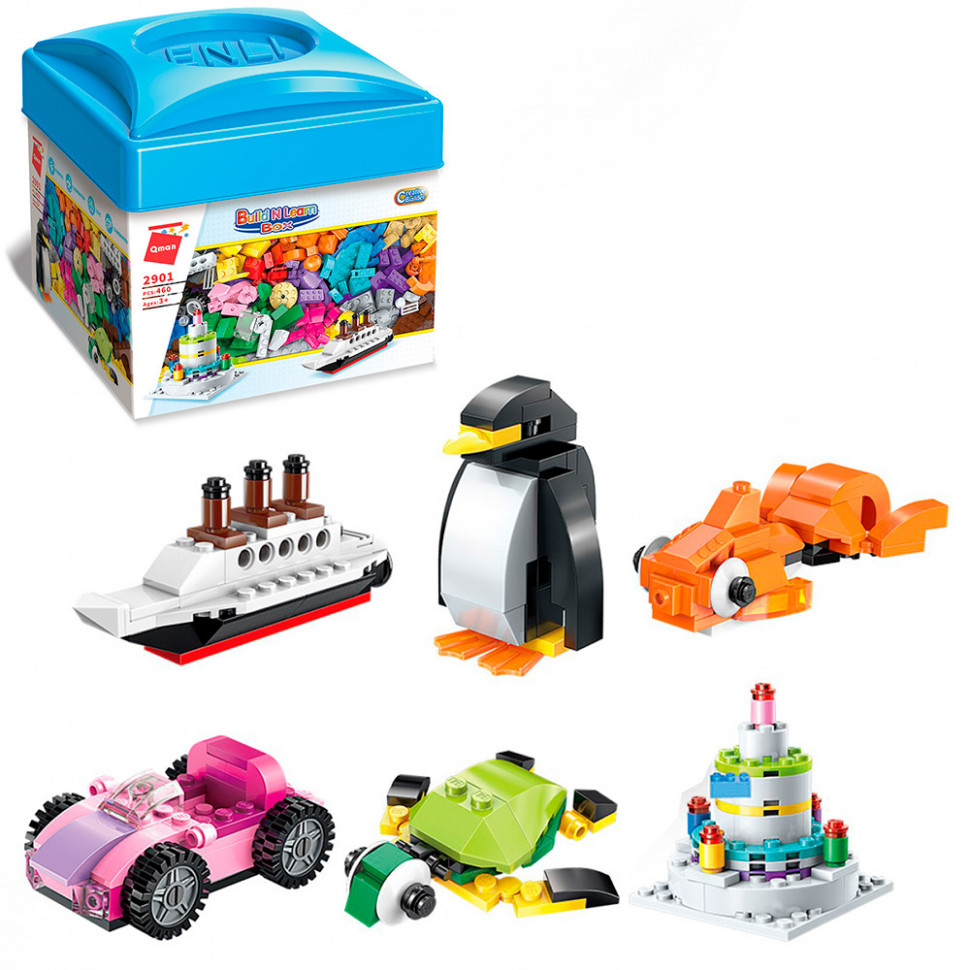 Children's construction set Qman 2901, 460 pieces