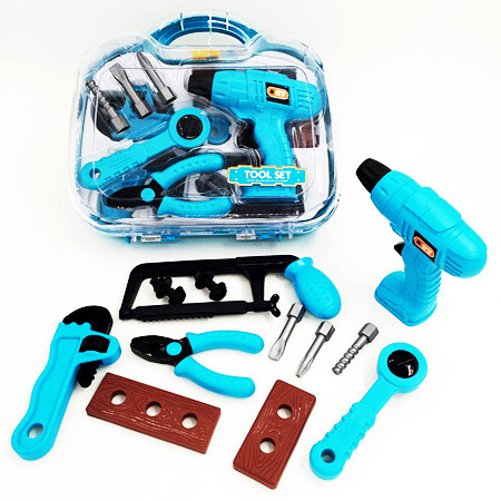 Children's toy tool set 6601-1/2 in a suitcase 6601-1