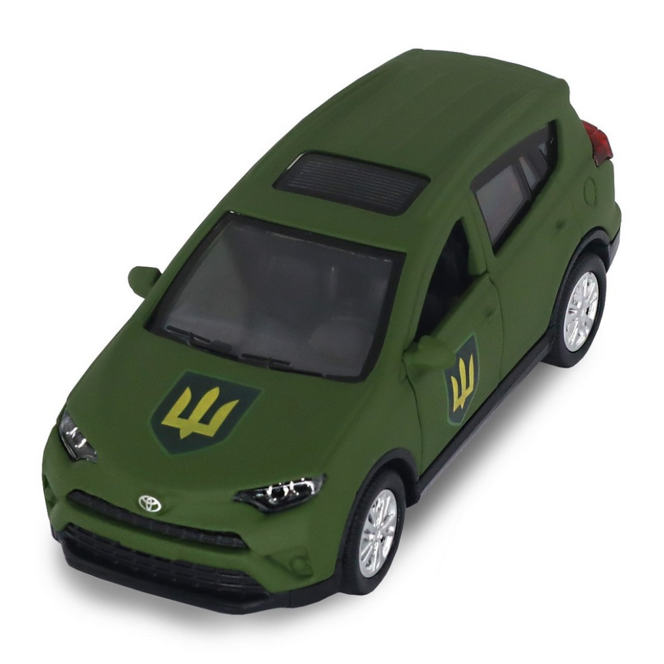 Toyota RAV4 "Ground Forces of the Armed Forces of Ukraine" TechnoDrive KM6198M2 "Chevrons of Heroes" series vehicle model