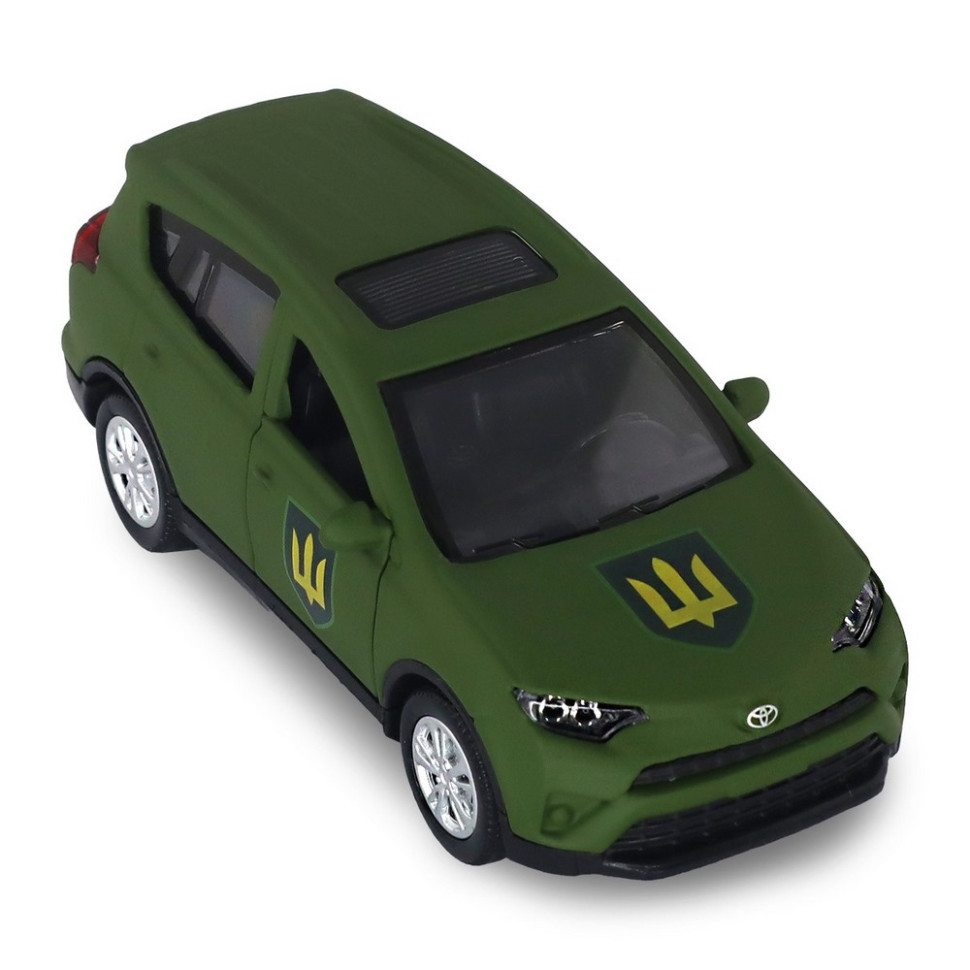Toyota RAV4 "Ground Forces of the Armed Forces of Ukraine" TechnoDrive KM6198M2 "Chevrons of Heroes" series vehicle model